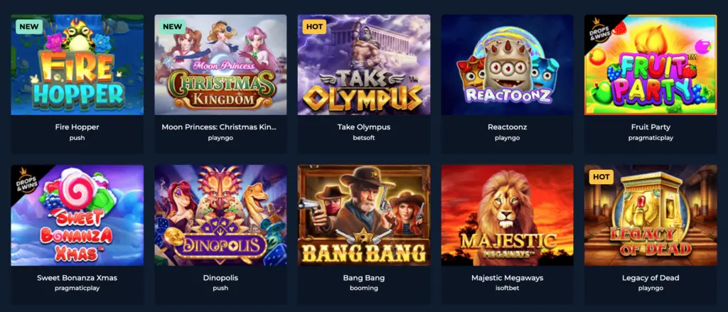 nordslot casino games