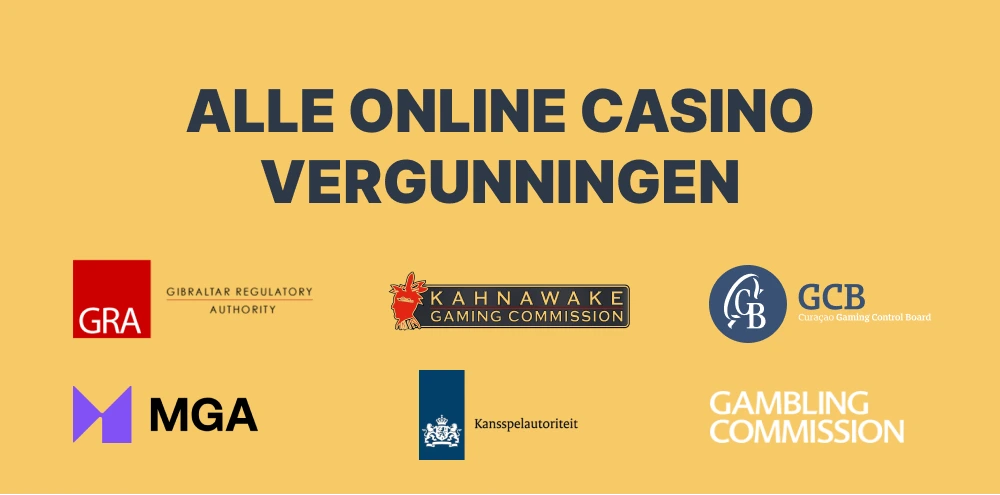 alle online casino vergunningen