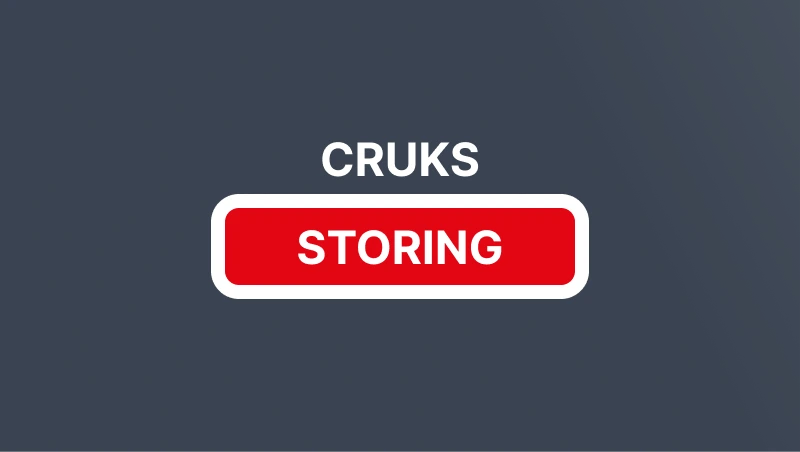 Cruks storing