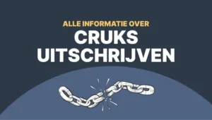 Alle informatie over cruks uitschrijven